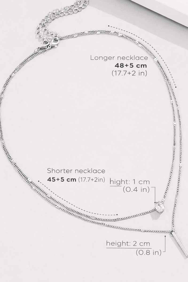 Jewelry on the neck necklace double choker